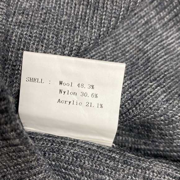 River Stone wool blend sweater XL ribbed soft heavy weight split side hems - Picture 11 of 11